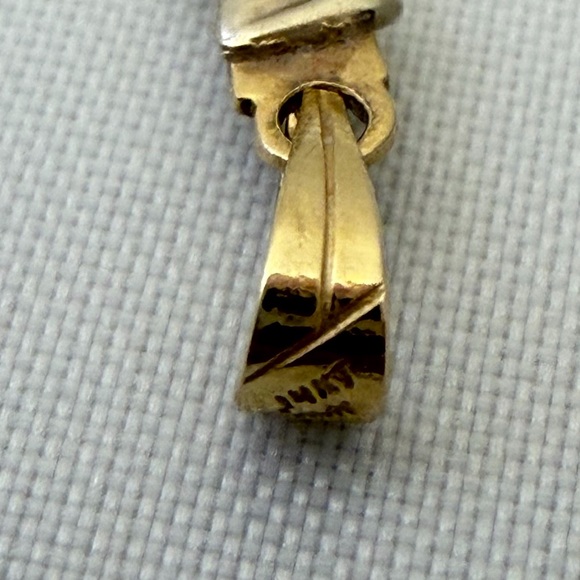 Crucifix 14K Gold Charm - Picture 4 of 5